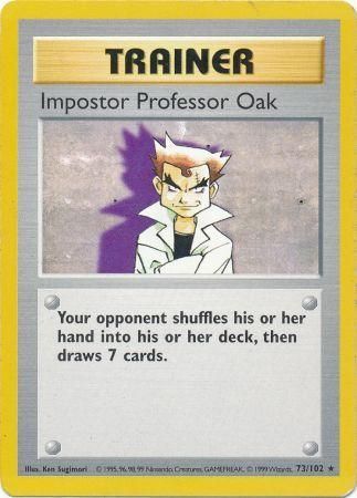 Impostor Professor Oak (73/102) [Base Set Shadowless Unlimited] | Play N Trade Winnipeg