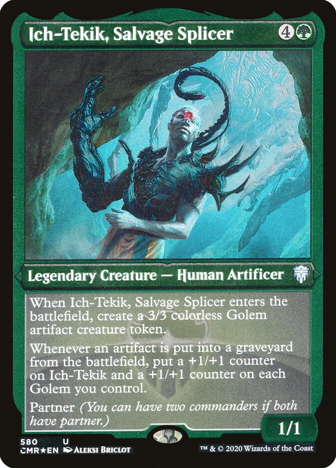 Ich-Tekik, Salvage Splicer (Etched) [Commander Legends] | Play N Trade Winnipeg