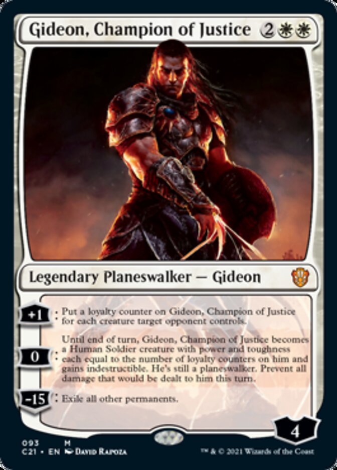 Gideon, Champion of Justice [Commander 2021] | Play N Trade Winnipeg