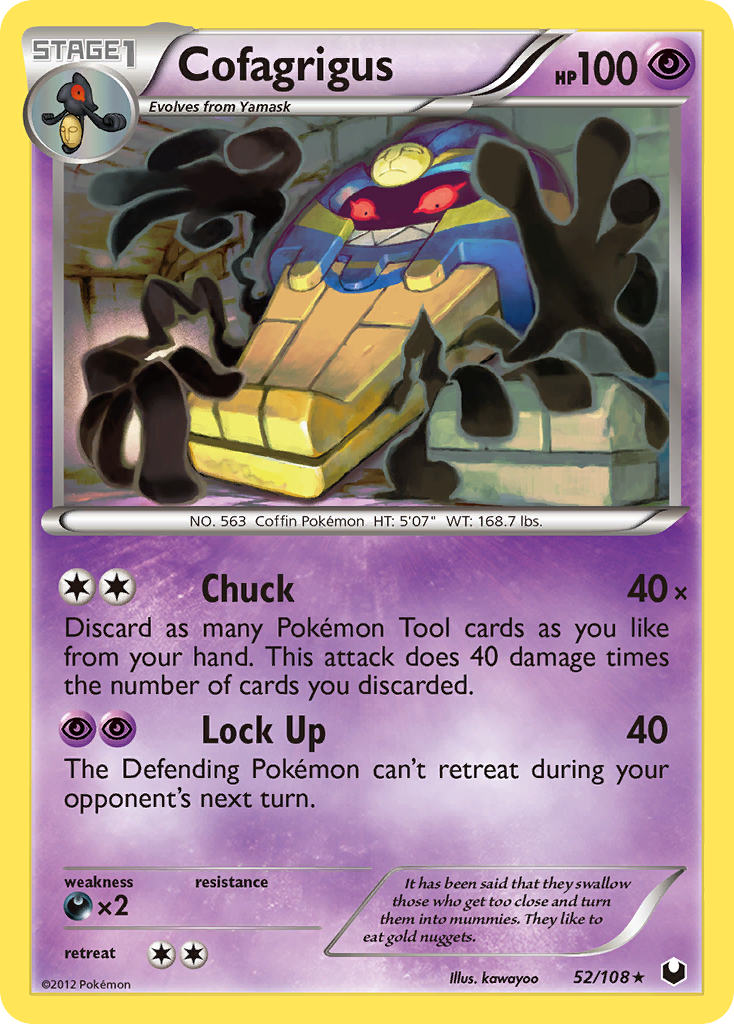 Cofagrigus (52/108) [Black & White: Dark Explorers] | Play N Trade Winnipeg