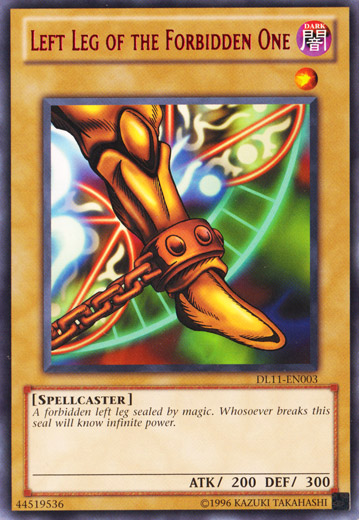 Left Leg of the Forbidden One (Red) [DL11-EN003] Rare | Play N Trade Winnipeg