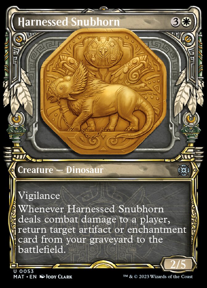 Harnessed Snubhorn (Showcase) [March of the Machine: The Aftermath] | Play N Trade Winnipeg