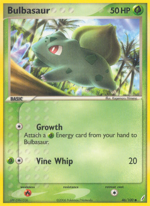 Bulbasaur (46/100) [EX: Crystal Guardians] | Play N Trade Winnipeg