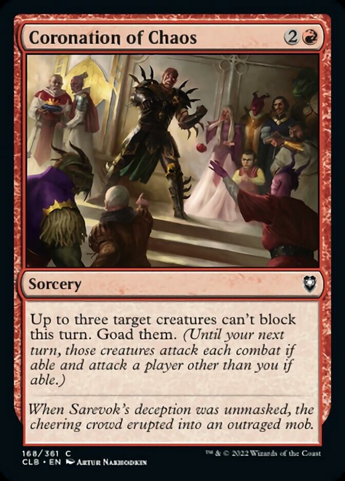 Coronation of Chaos [Commander Legends: Battle for Baldur's Gate] | Play N Trade Winnipeg