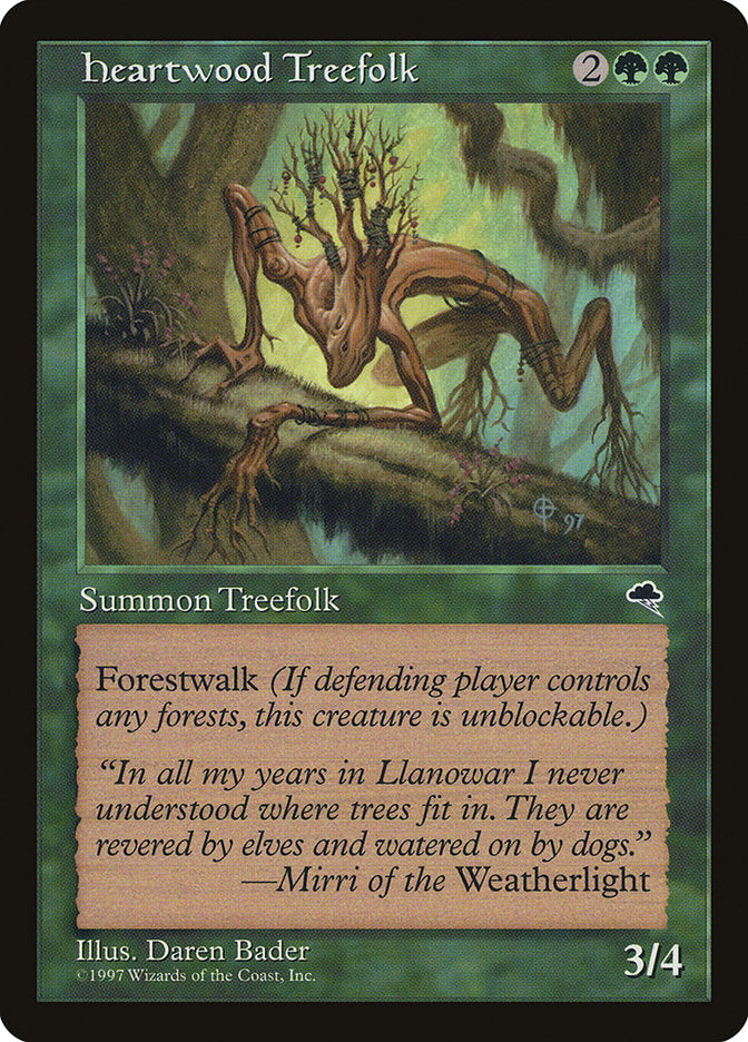 Heartwood Treefolk [Tempest] | Play N Trade Winnipeg