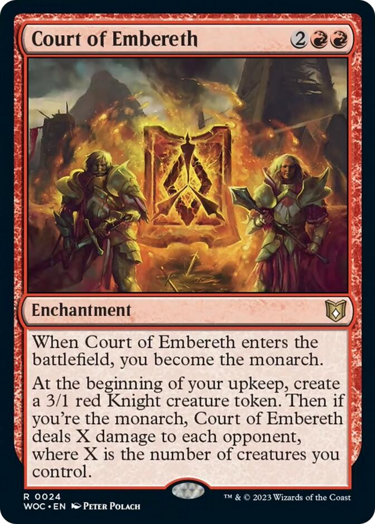 Court of Embereth [Wilds of Eldraine Commander] | Play N Trade Winnipeg