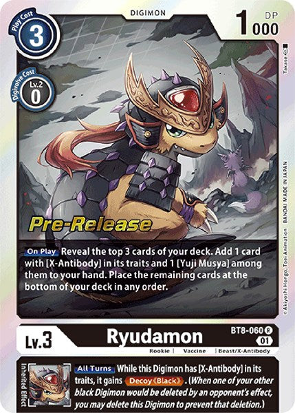 Ryudamon [BT8-060] [New Awakening Pre-Release Cards] | Play N Trade Winnipeg