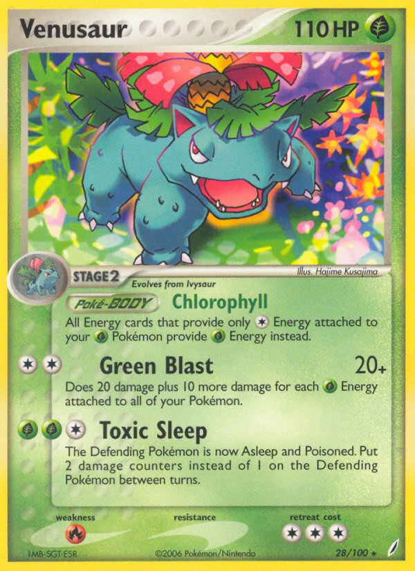 Venusaur (28/100) [EX: Crystal Guardians] | Play N Trade Winnipeg