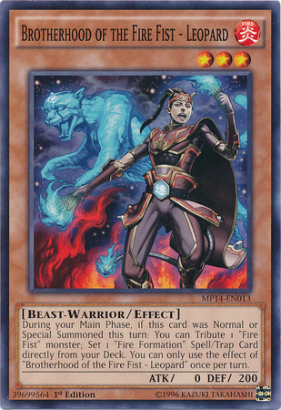 Brotherhood of the Fire Fist - Leopard [MP14-EN013] Common | Play N Trade Winnipeg