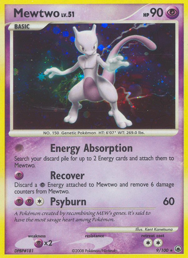 Mewtwo (9/100) [Diamond & Pearl: Majestic Dawn] | Play N Trade Winnipeg