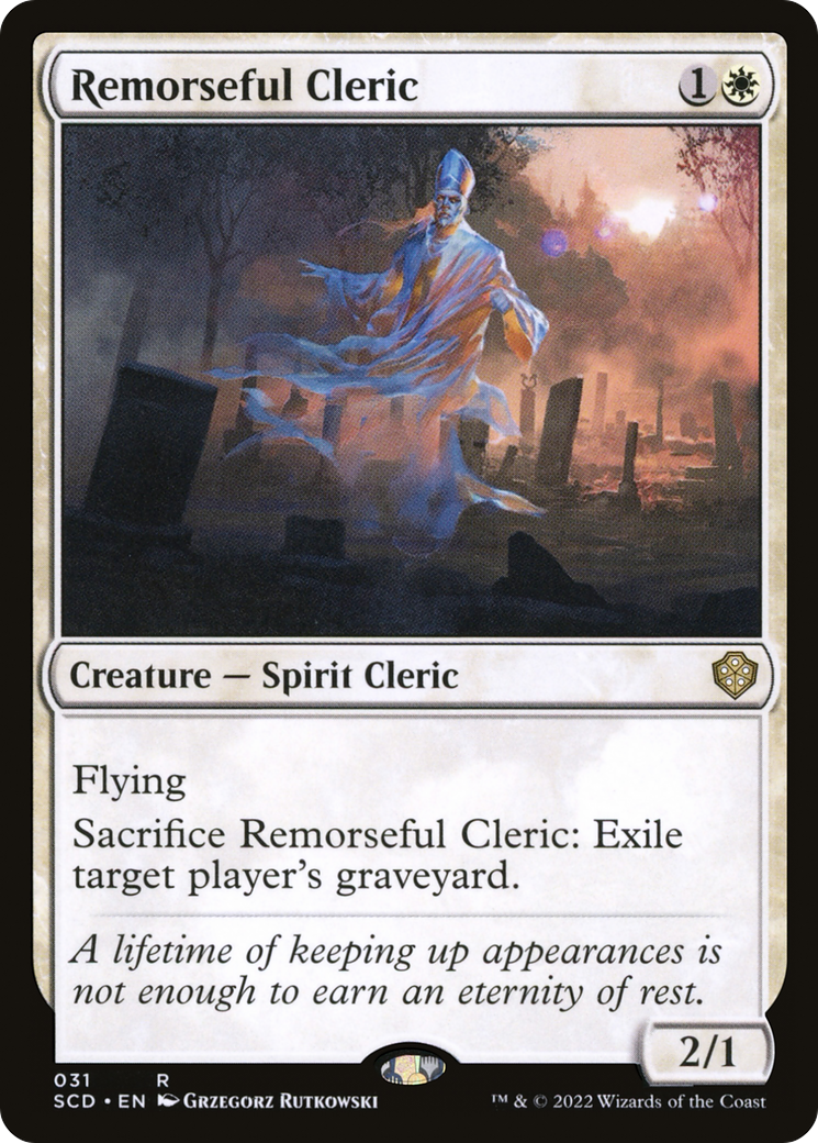 Remorseful Cleric [Starter Commander Decks] | Play N Trade Winnipeg