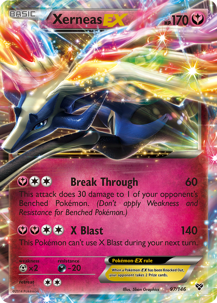 Xerneas EX (97/146) [XY: Base Set] | Play N Trade Winnipeg