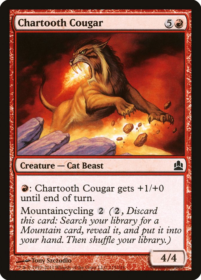 Chartooth Cougar [Commander 2011] | Play N Trade Winnipeg