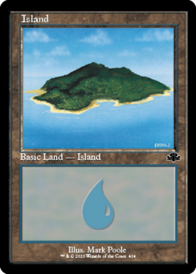 Island (404) (Retro) [Dominaria Remastered] | Play N Trade Winnipeg