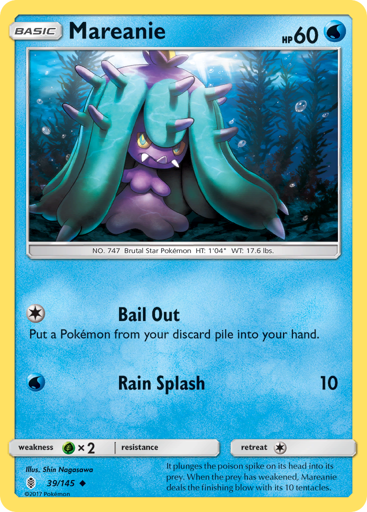 Mareanie (39/145) [Sun & Moon: Guardians Rising] | Play N Trade Winnipeg