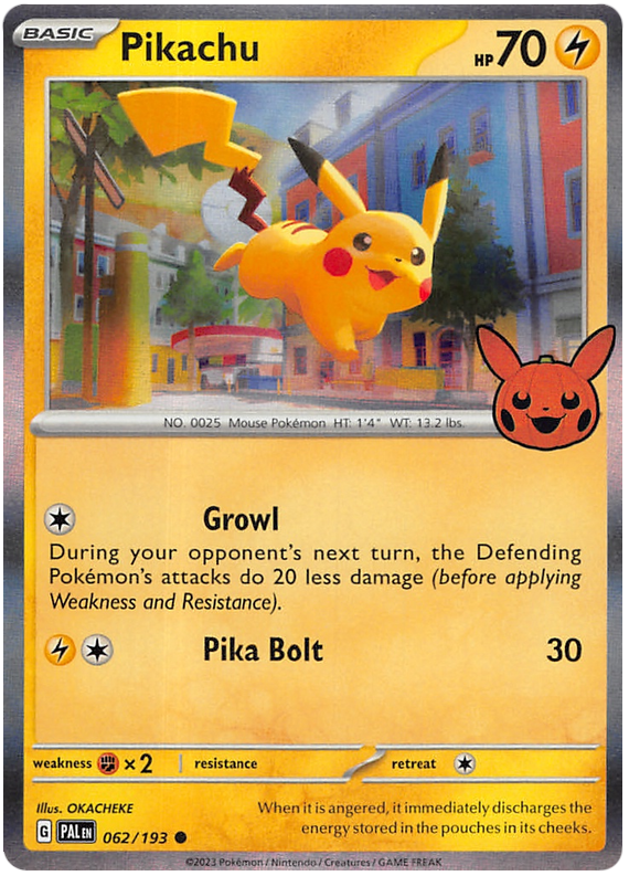 Pikachu (062/193) [Trick or Trade 2023] | Play N Trade Winnipeg