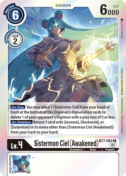 Sistermon Ciel (Awakened) [BT7-083] [Next Adventure] | Play N Trade Winnipeg