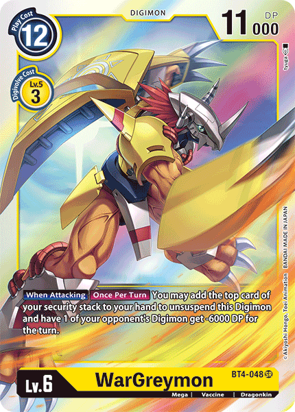 WarGreymon [BT4-048] [Great Legend] | Play N Trade Winnipeg