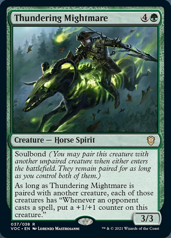 Thundering Mightmare [Innistrad: Crimson Vow Commander] | Play N Trade Winnipeg