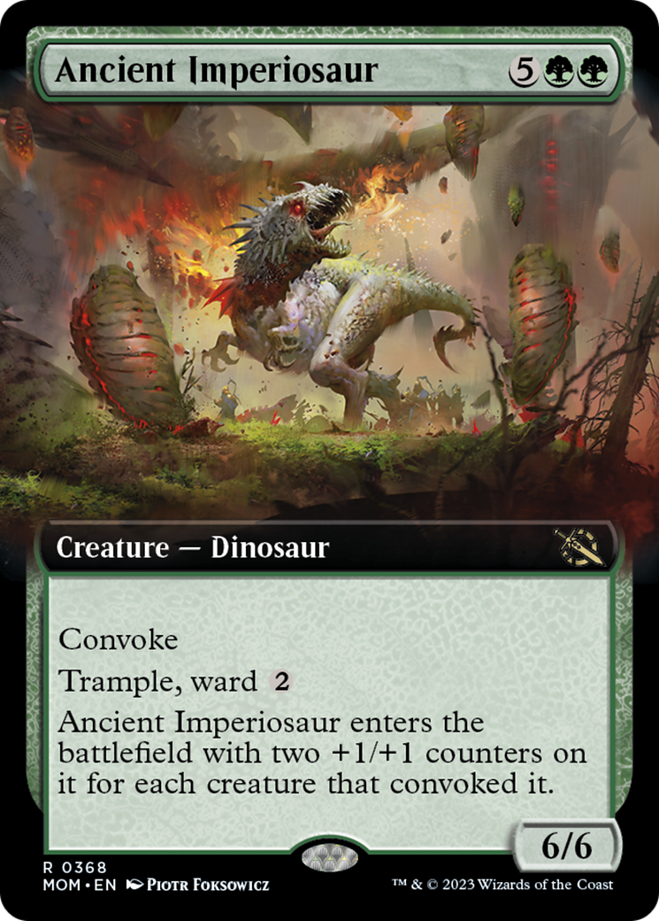 Ancient Imperiosaur (Extended Art) [March of the Machine] | Play N Trade Winnipeg