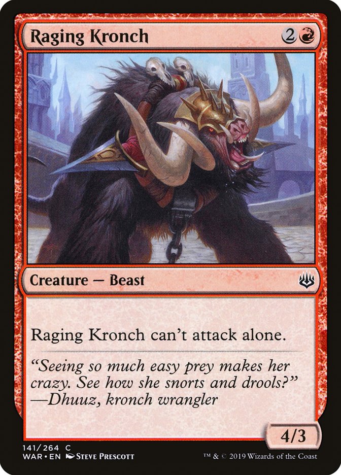 Raging Kronch [War of the Spark] | Play N Trade Winnipeg