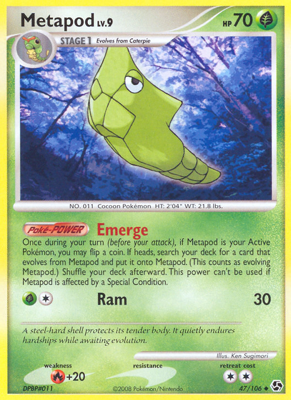 Metapod (47/106) [Diamond & Pearl: Great Encounters] | Play N Trade Winnipeg