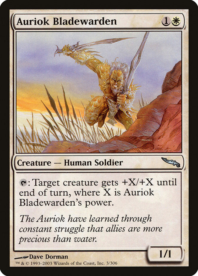 Auriok Bladewarden [Mirrodin] | Play N Trade Winnipeg