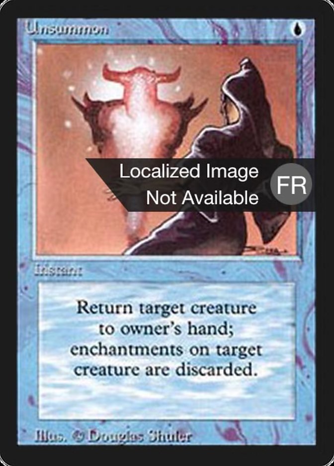 Unsummon [Foreign Black Border] | Play N Trade Winnipeg