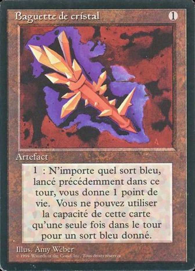Crystal Rod [Foreign Black Border] | Play N Trade Winnipeg