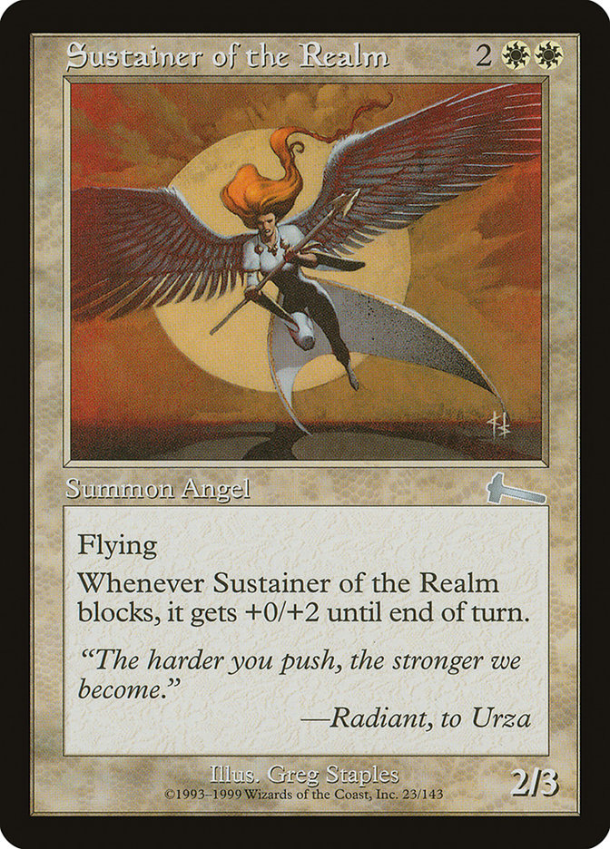 Sustainer of the Realm [Urza's Legacy] | Play N Trade Winnipeg