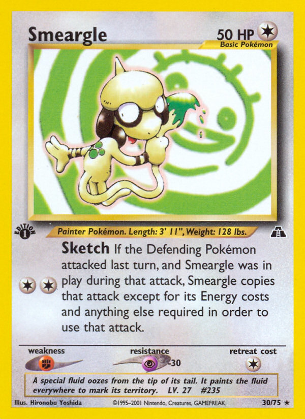 Smeargle (30/75) [Neo Discovery 1st Edition] | Play N Trade Winnipeg