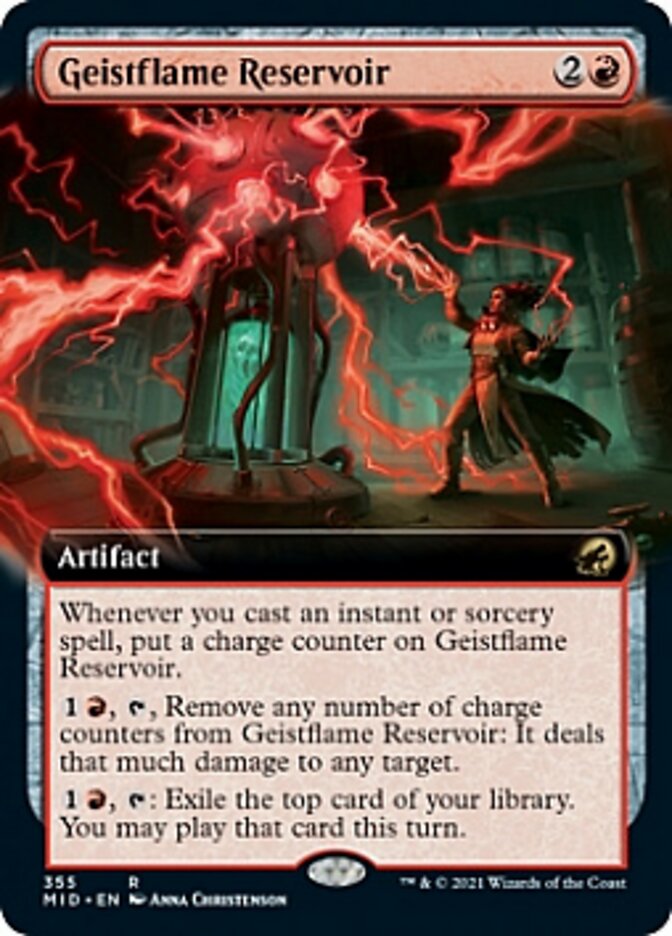 Geistflame Reservoir (Extended) [Innistrad: Midnight Hunt] | Play N Trade Winnipeg