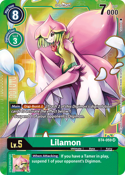 Lilamon [BT4-059] (Alternate Art) [Great Legend] | Play N Trade Winnipeg