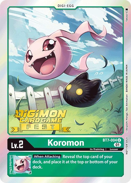 Koromon [BT7-004] (Digimon Card Game Fest 2022) [Next Adventure Promos] | Play N Trade Winnipeg