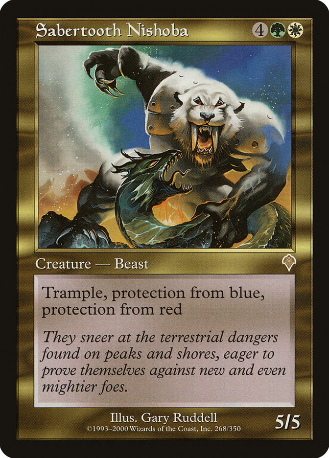 Sabertooth Nishoba [Invasion] | Play N Trade Winnipeg