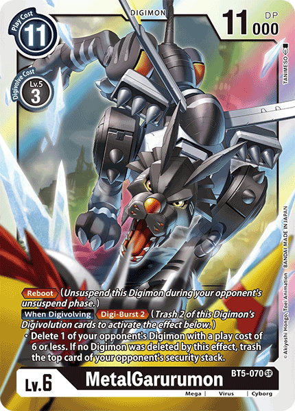 MetalGarurumon [BT5-070] [Battle of Omni] | Play N Trade Winnipeg