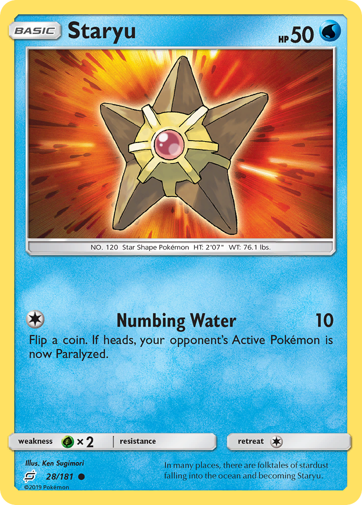 Staryu (28/181) [Sun & Moon: Team Up] | Play N Trade Winnipeg