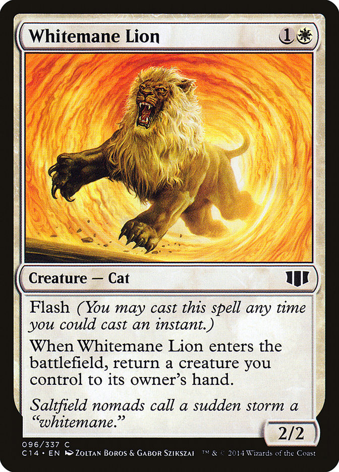 Whitemane Lion [Commander 2014] | Play N Trade Winnipeg