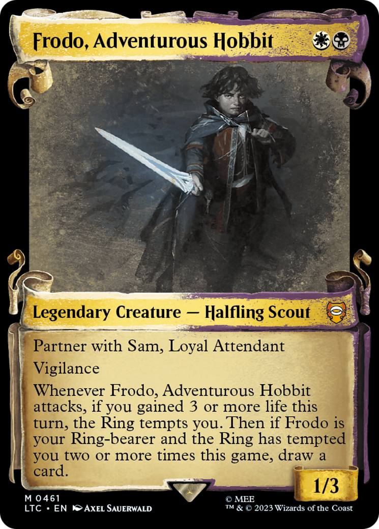 Frodo, Adventurous Hobbit [The Lord of the Rings: Tales of Middle-Earth Commander Showcase Scrolls] | Play N Trade Winnipeg