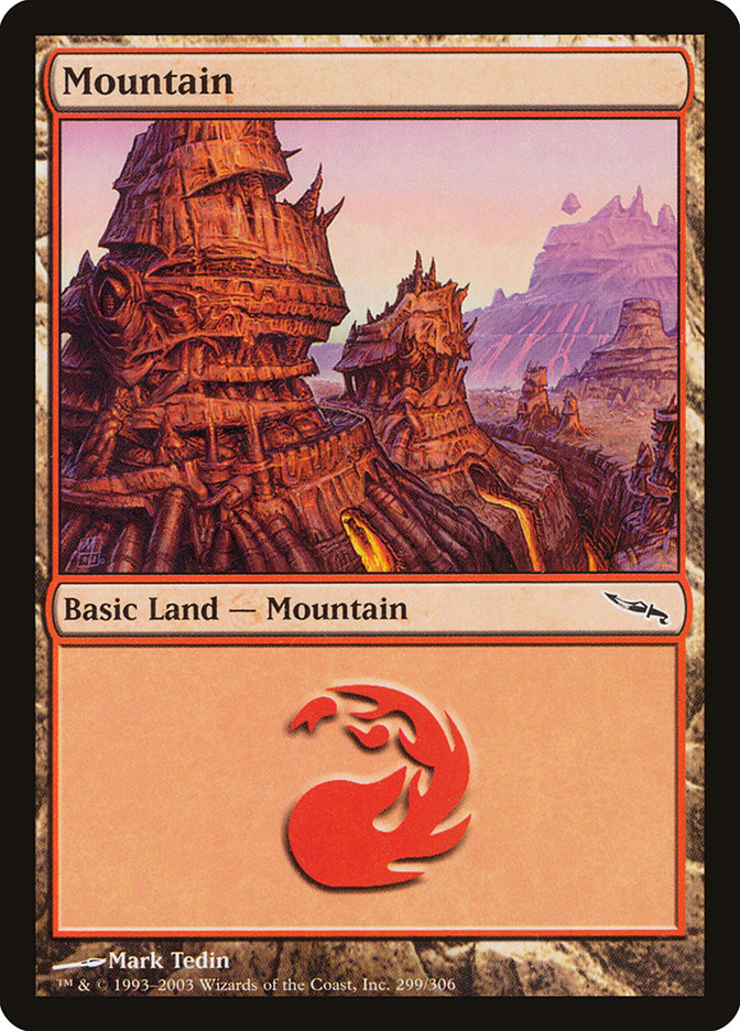 Mountain (299) [Mirrodin] | Play N Trade Winnipeg