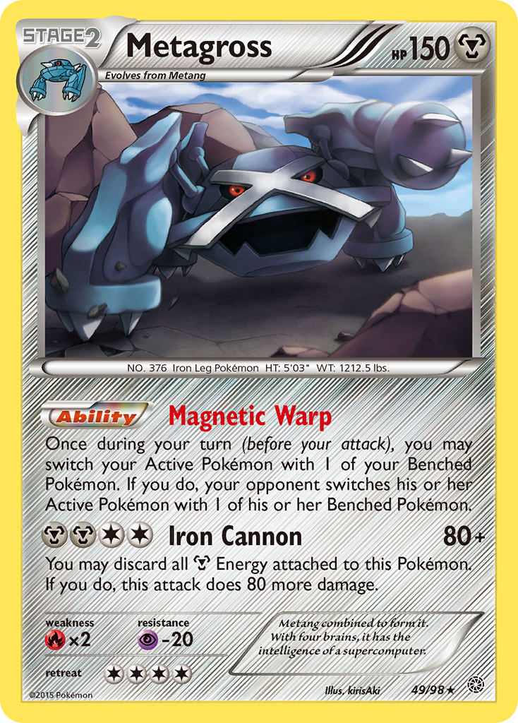 Metagross (49/98) [XY: Ancient Origins] | Play N Trade Winnipeg