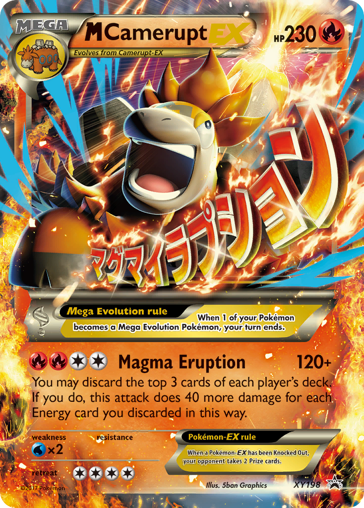 M Camerupt EX (XY198) [XY: Black Star Promos] | Play N Trade Winnipeg