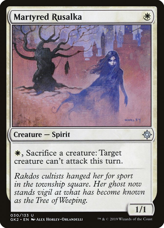 Martyred Rusalka [Ravnica Allegiance Guild Kit] | Play N Trade Winnipeg