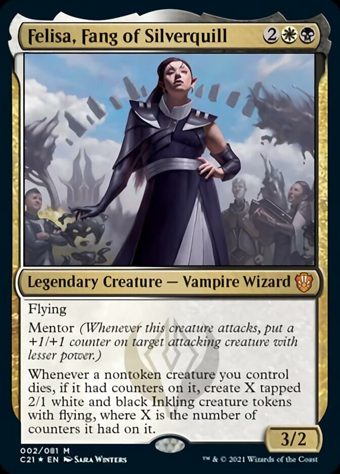 Felisa, Fang of Silverquill [Commander 2021] | Play N Trade Winnipeg