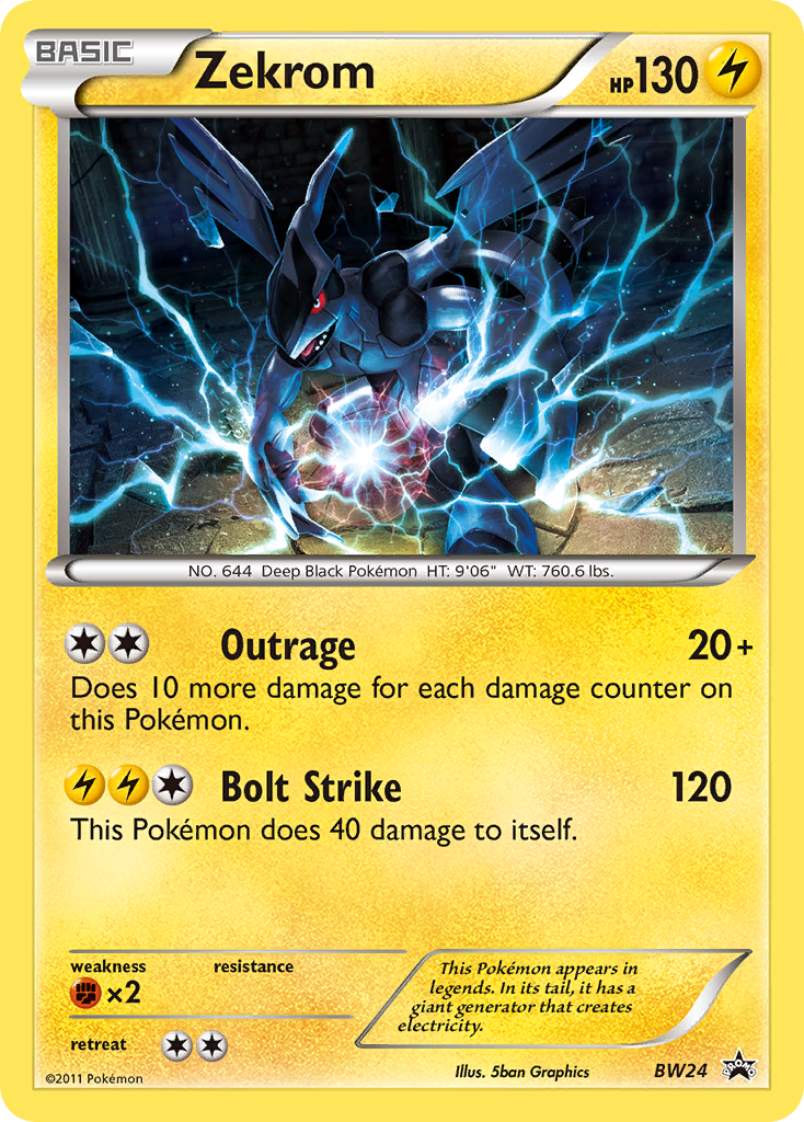 Zekrom (BW24) [Black & White: Black Star Promos] | Play N Trade Winnipeg