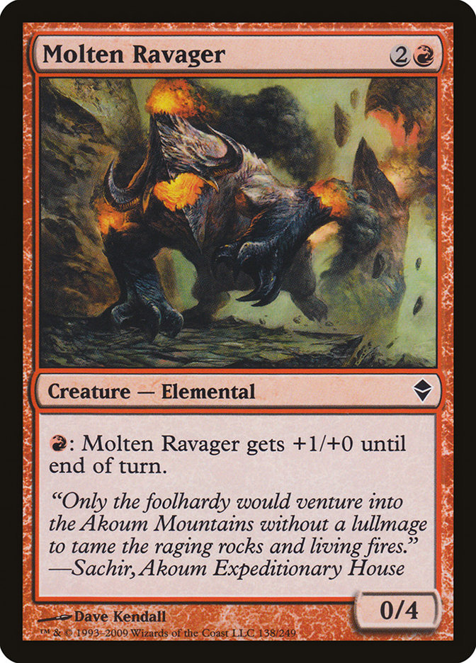 Molten Ravager [Zendikar] | Play N Trade Winnipeg