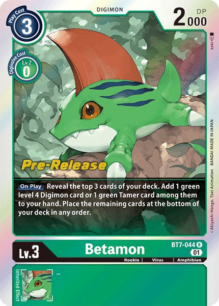Betamon [BT7-044] [Next Adventure Pre-Release Cards] | Play N Trade Winnipeg