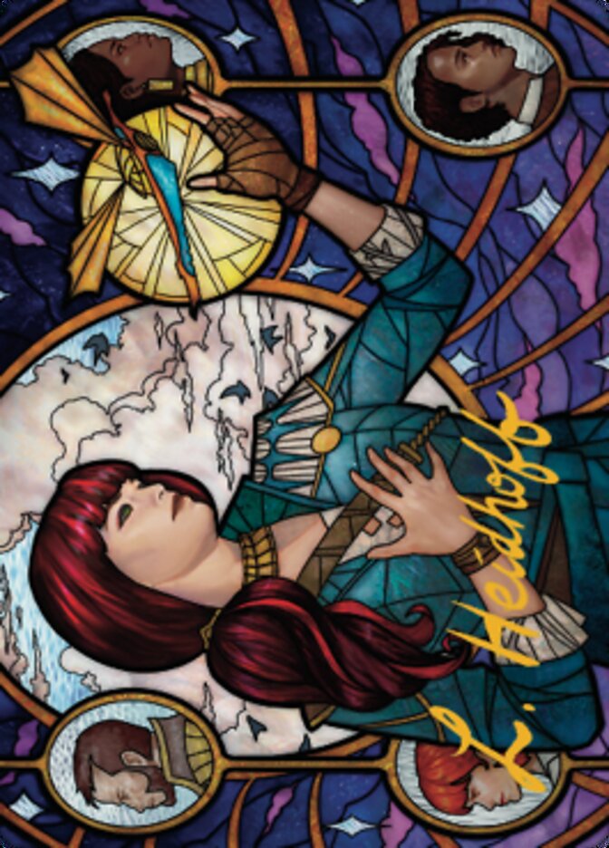 Jhoira, Ageless Innovator Art Card (Gold-Stamped Signature) [Dominaria United Art Series] | Play N Trade Winnipeg