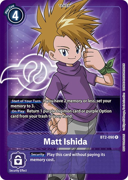 Matt Ishida [BT2-090] (Official Tournament Pack Vol.3) [Release Special Booster Promos] | Play N Trade Winnipeg