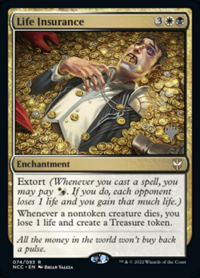 Life Insurance (Promo Pack) [Streets of New Capenna Commander Promos] | Play N Trade Winnipeg